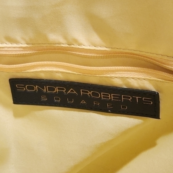 Multi Stripe‎ Croco Bag by Sondra Roberts Lots Of Room Large Tote Shoulder Bag - Picture 4 of 5
